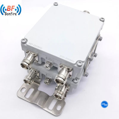 Dual Combiner 698-960/1920-2170 MHz N-Female 4.3-10 Female Diplexer Combiner Red 2.610kg