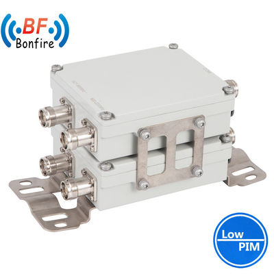 Dual Combiner 698-960/1920-2170 MHz N-Female 4.3-10 Female Diplexer Combiner Red 2.610kg