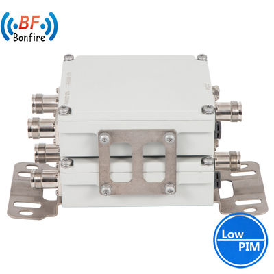 Dual Combiner 698-960/1920-2170 MHz N-Female 4.3-10 Female Diplexer Combiner Red 2.610kg
