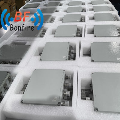 4.3-10f DIN-F Interface RF Quadplexer Multiplexer for 698-960/1710-1880/1920-2170/2600-3800MHz