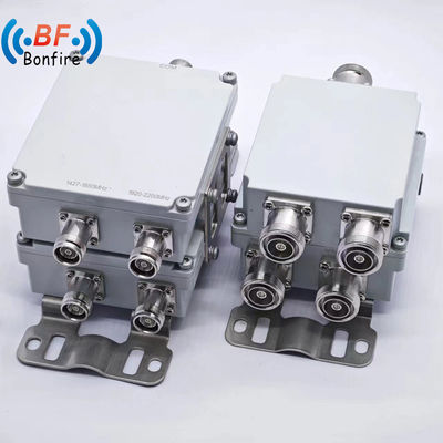 Grey/Red/Black Triplexer 698-960 1710-2170 1920-2710 2300-2400 2500-2700MHz RF Diplexer Dual Band Combiner for DAS IBS