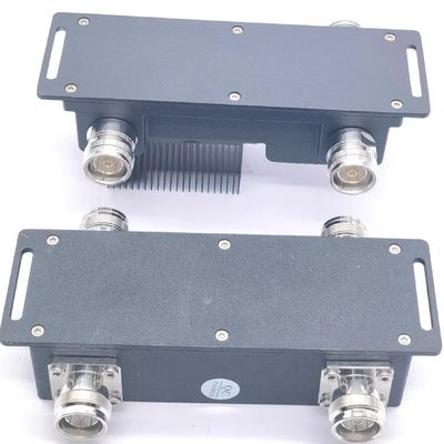 Grey DQ-0740-227701 Hybrid Combiner Hybrid Coupler 2 in 2 out 698-4000MHz 4.3-10 F Red