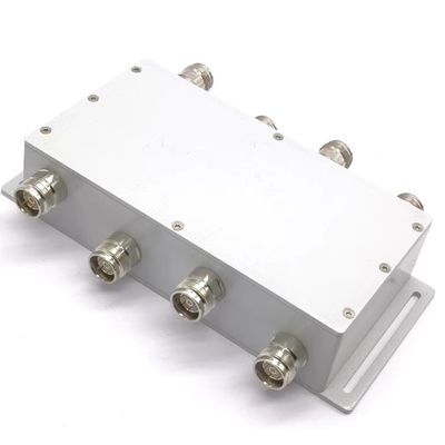 4 in 4 out Hybrid Combiner Hybrid Coupler 698-3800MHz 4.3-10-F Grey/Red/Black/Customized