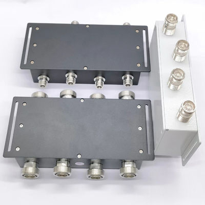 Hybrid Combiner Hybrid Coupler 4 in 4 out 698-3800MHz DIN-F with DIN-F Interface