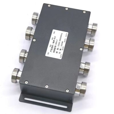 Hybrid Combiner Hybrid Coupler 4 in 4 out 698-3800MHz DIN-F with DIN-F Interface