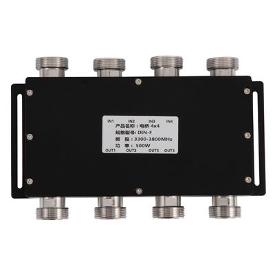 Hybrid Combiner Hybrid Coupler 4 in 4 out 698-3800MHz N-F for Seamless Signal Merging