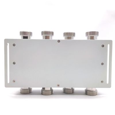 RF Hybrid Coupler 4 in 4 out 698-4000MHz DIN-F with 2.000kg Package Gross Weight