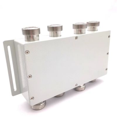 RF Hybrid Coupler 4 in 4 out 698-4000MHz DIN-F with 2.000kg Package Gross Weight