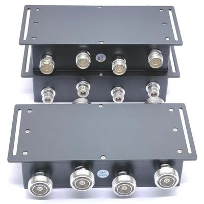 RF Hybrid Coupler 4 in 4 out 698-4000MHz DIN-F with 2.000kg Package Gross Weight