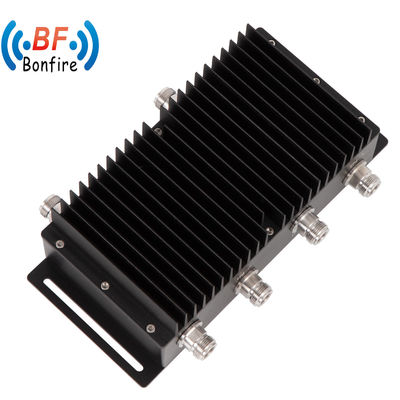 125dbc NF RF Passive Hybrid Coupler RF Hybrid Combiner 4 in 2 out 698-3800MHz N-F