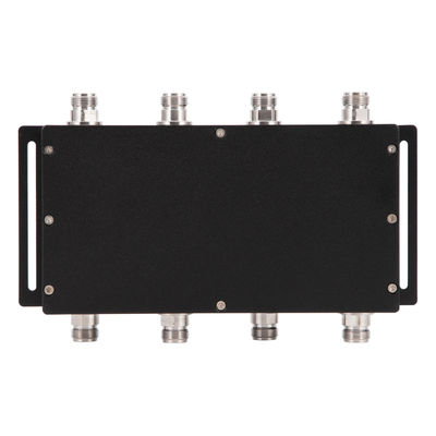 Package Size 22.00cm * 9.00cm * 6.00cm 698-3800MHz 300W 155dbc 4X4 Hybrid Coupler DIN-F