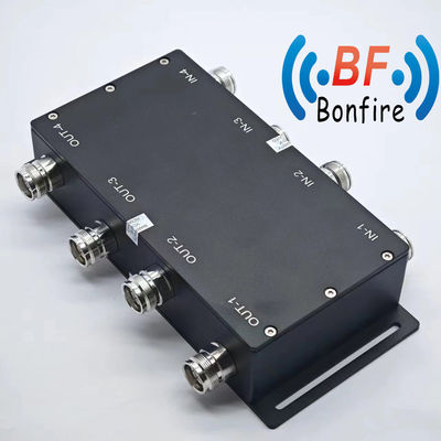3 in 3 out Hybrid Coupler with 4.3-10-F/DIN-F/N-F Interface Grey/Red/Black/Customized