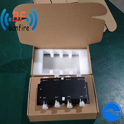 Hybrid Coupler VHF 698-3800MHz 3dB Hybrid Combiner 4 in 4 out with N Type Connector