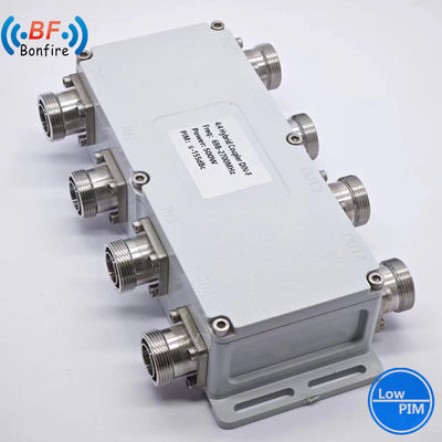 Hybrid Combiner 617-3800MHz RF 4X4 Hybrid Coupler with N-F/4.3-10-F/DIN-F Interface
