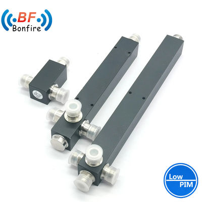 Black 50ohm RF Cavity Power Splitter for Indoor/Outdoor in Telecommunication Systems