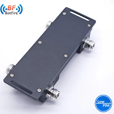 VHF Hybrid Coupler 698-4000MHz 2X2 3dB Hybrid Combiner for 4.3-10-F/DIN-F/N-F Interface