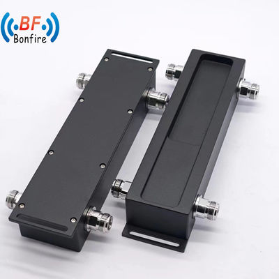 Customized Red RF Hybrid Combiner 2 in 2out 698-4000MHz Low Vswr 2 dB Bridge Hybrid Coupler