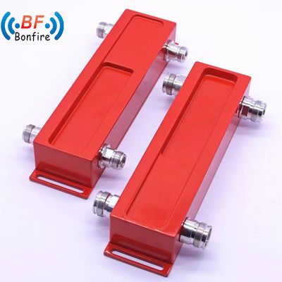 Low Pim 300W RF 2X2 out Hybrid Combiner with N-F Connector 4.3-10-F/DIN-F/N-F Interface