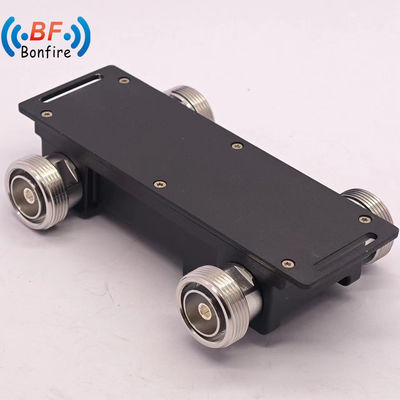 4.3-10-F/DIN-F/N-F Interface 698-4000MHz 2X2 out Hybrid Combiner with N-F Connector
