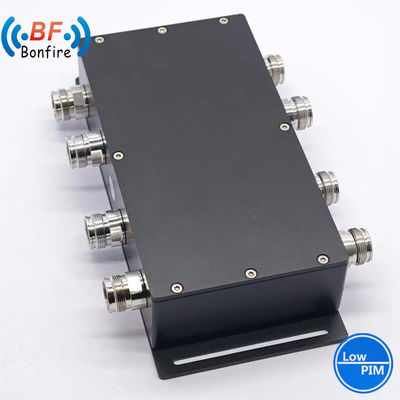 High Isolation 400W 694-3800MHz 4.3-10 Female 4 in 4 out Hybrid Coupler for Ibs Projects