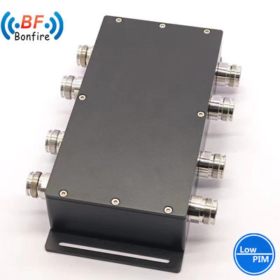 Low Pim -160dbc 4X4 617-3800MHz RF Hybrid Combiner for Customized Black DIN-F/4.3-10-F/N-F