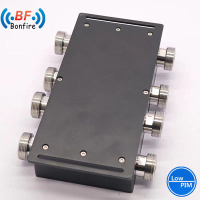 Low Pim -160dbc 4X4 617-3800MHz RF Hybrid Combiner for Customized Black DIN-F/4.3-10-F/N-F