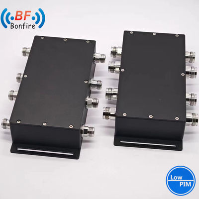 Low Pim -160dbc 4X4 617-3800MHz RF Hybrid Combiner for Customized Black DIN-F/4.3-10-F/N-F