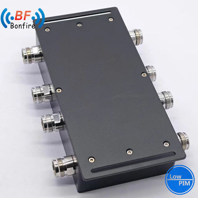 4.3-10-F/DIN-F/N-F Interface VHF RF Hybrid Combiner 698-3800MHz 4 Way Hybrid Coupler
