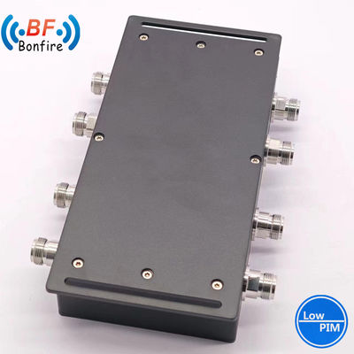 4.3-10-F/DIN-F/N-F Interface VHF RF Hybrid Combiner 698-3800MHz 4 Way Hybrid Coupler