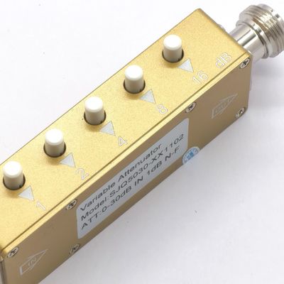 2W 5W 10W RF Variable Attenuator DC-3000MHz N-F Package Size 16.00cm * 5.00cm * 2.00cm