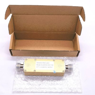 2W 5W 10W RF Variable Attenuator DC-3000MHz N-F Package Size 16.00cm * 5.00cm * 2.00cm