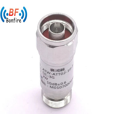 DC-3GHz 2W RF 3dB Coaxial Fixed Attenuator with N Male to Female Connector and Solution