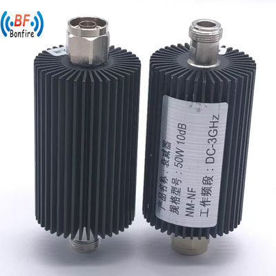 5W 10W 20W 50W 100W 200W Wireless Communication Low Pim Microwave Coaxial RF Attenuator