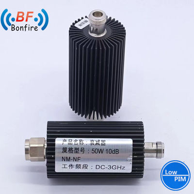 Grey RF Attenuator DC-3800MHz 3dB 6dB 10dB 15dB 20dB 30dB 40dB 5W Coaxial Attenuator SMA-Male to SMA-Female Adjustable