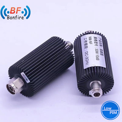 Grey 100W DC-3800MHz 3-40dB Adjustable Attenuator RF Coaxial Attenuator for Telecommunication System