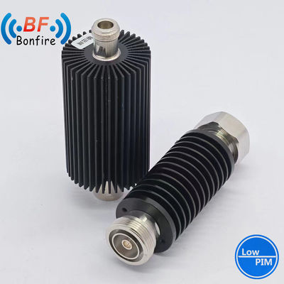 Red 100W Adjustable Attenuator RF Coaxial Adaptor DC-3800MHz DIN Female to Male 3-40dB