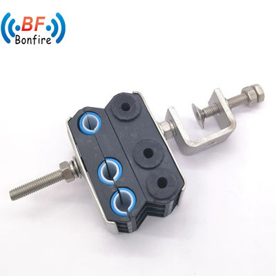 KXK-2201-Double Hole Triple Cable Clamp for 1/2&quot; and 7/8&quot; Coaxial Cable Durable Design