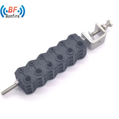 Stainless Steel RF Feeder Cable Clamp Coaxial Cable Clip with O Type Plastic