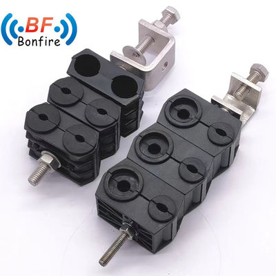 15.00cm * 6.00cm * 1.50cm Package 3 Way Feeder Clamp for 5mm Fiber and Power Cable