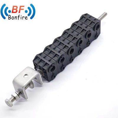 RF Twin Coaxial Superflex Smooth Cable Feeder Clamp for Telecommunication Applications