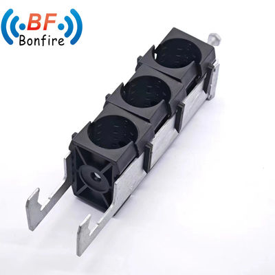 3 Way UV and Corrosion Resistant Fiber and Power Feeder Clamp with Customized Options