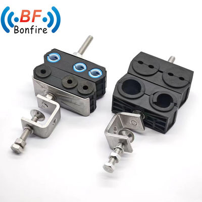 3 Way UV and Corrosion Resistant Fiber and Power Feeder Clamp with Customized Options