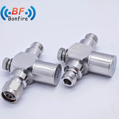 4.3-10 Male Plug Connector Surge Protector for N-F Interface and Wide Frequency Range