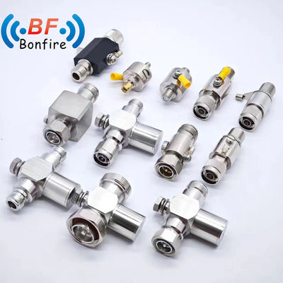 4.3-10-F to N-F/N-M Surge Arrestor for 698-3800MHz Transceiver and Receiver Protection