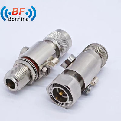 Indoor/Outdoor IP65 BLQ-XXXXX 0-3GHz Antenna Feed Lightning Surge Protector N Male to SMA Female Jack Lightning Arrester