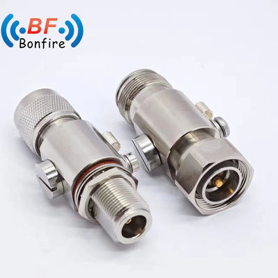 Indoor/Outdoor IP65 BLQ-XXXXX 0-3GHz Antenna Feed Lightning Surge Protector N Male to SMA Female Jack Lightning Arrester