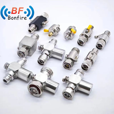 Indoor/Outdoor IP65 BLQ-XXXXX 0-3GHz Antenna Feed Lightning Surge Protector N Male to SMA Female Jack Lightning Arrester
