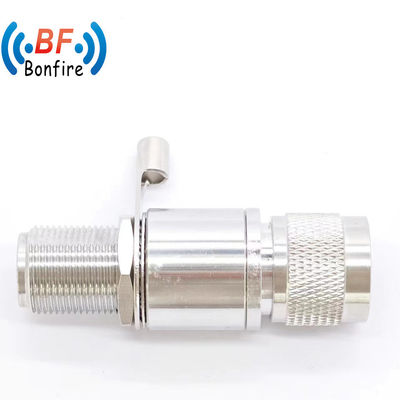 50ohm Male to Female Coaxial Cable Connector RF Surge Arrester N Jack Female to SMA Plug Lightning Protector 3G 6g