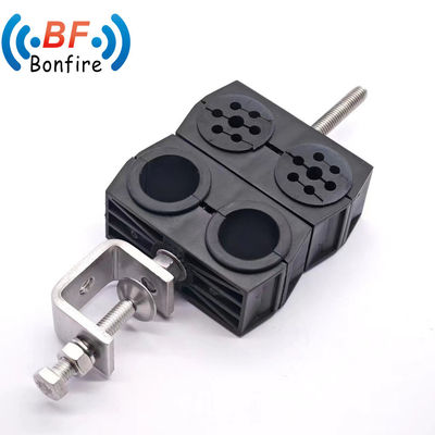 15.00cm * 6.00cm * 1.50cm Leaky Feeder Coaxial Cable Clamp for Easy Cable Management