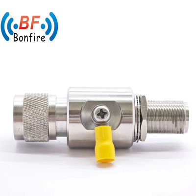 RF 698-3800MHz Coax Surge Protector N Female Bulkhead to N-F Lightning Arrester Arrestor